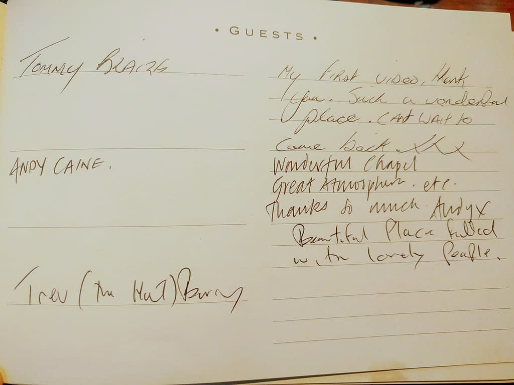 Tommy Blaize and Trev The Bass Guestbook